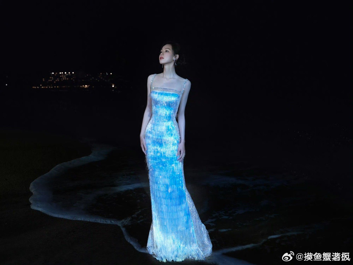 陈都灵暗夜精灵  陈都灵[超话]  我勒个豆啊，嘟嘟今天到这个造型这不就是暗夜精