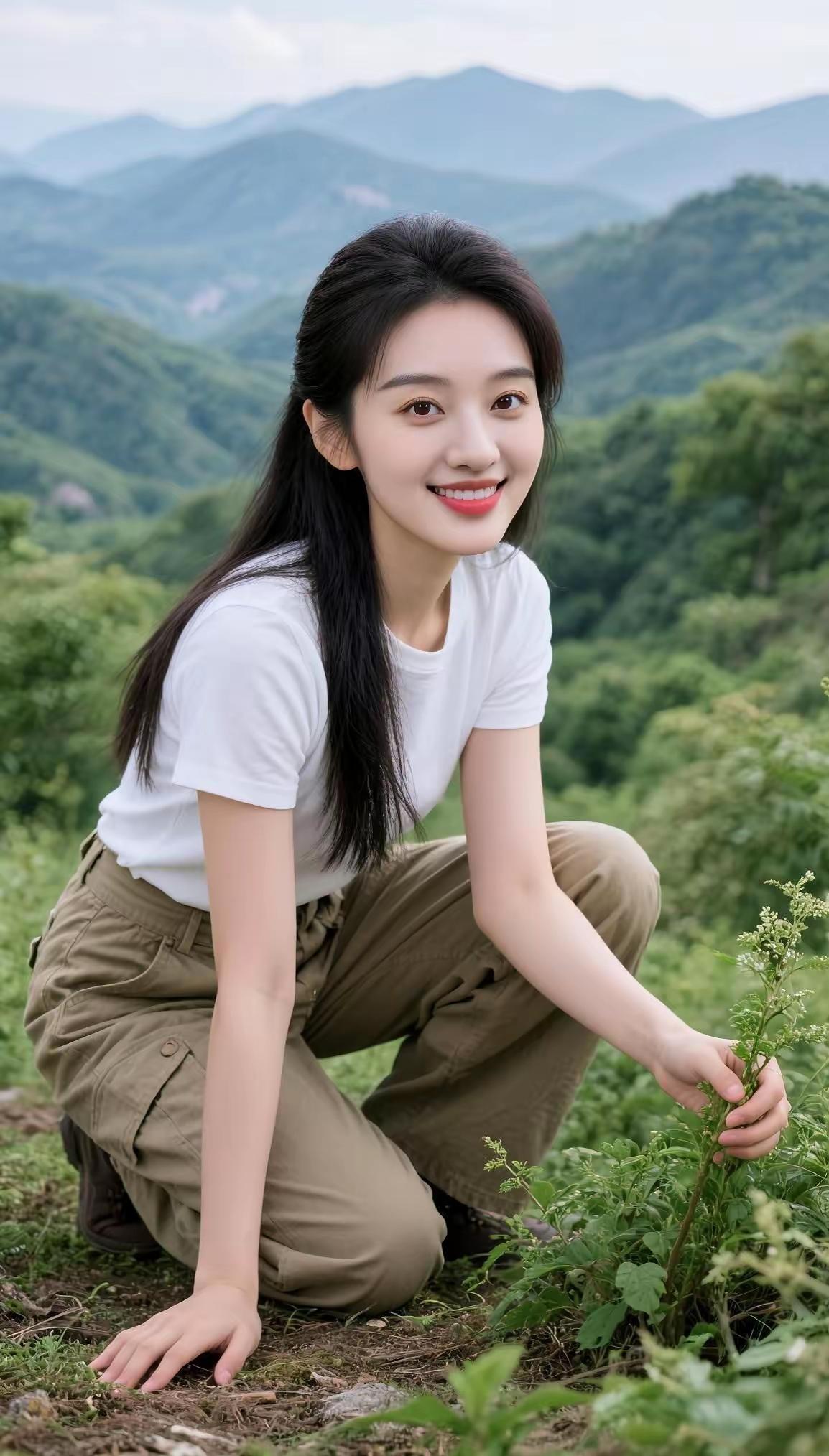 在山间小道，与自然亲密接触，感受大自然的美好。