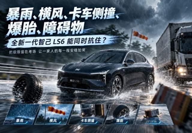 五重危险同时压上来，全新一代智己LS6能稳住的关键到底在哪里
