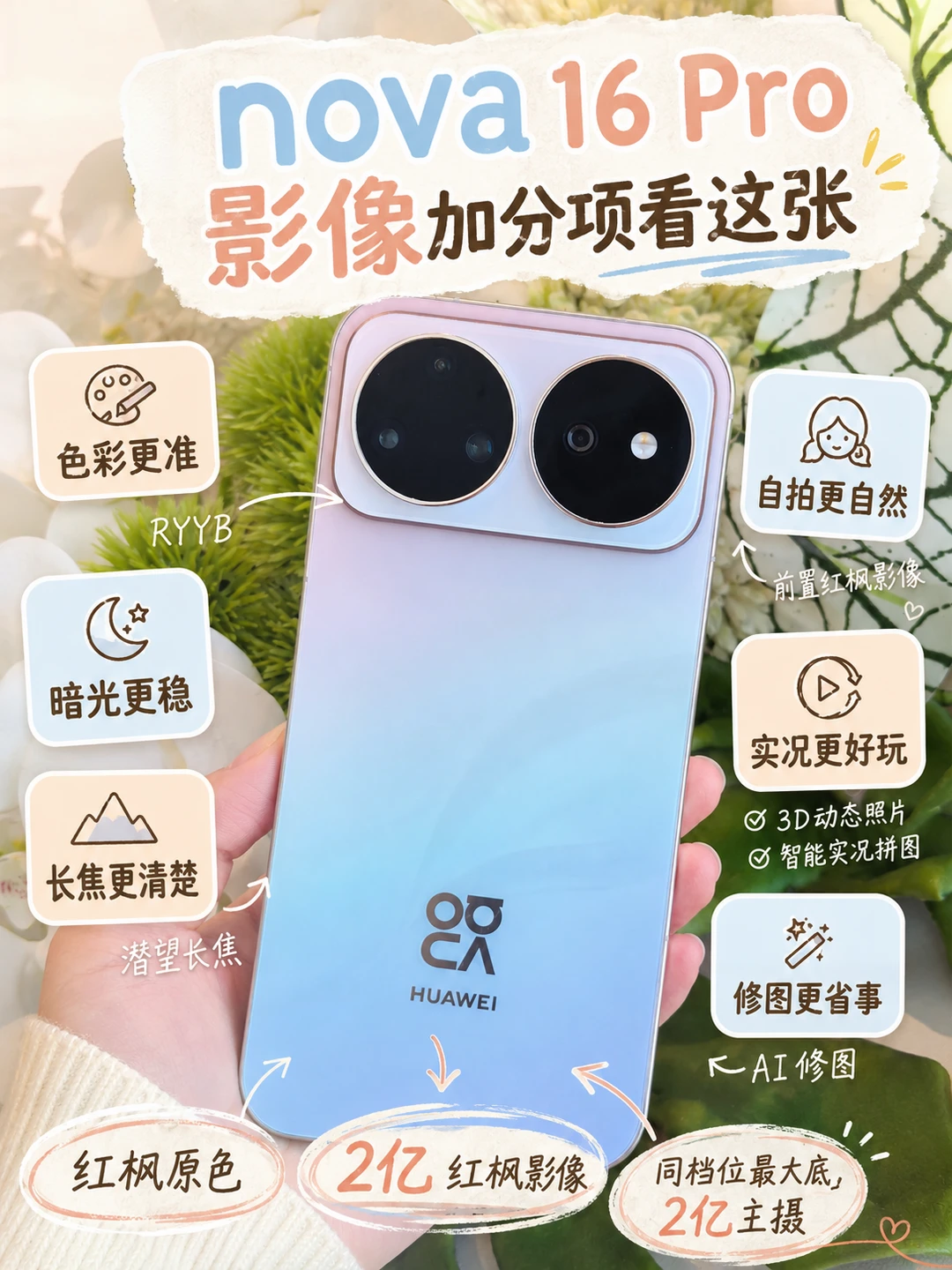 华为nova 16 Pro真是把影像玩明白了📸
