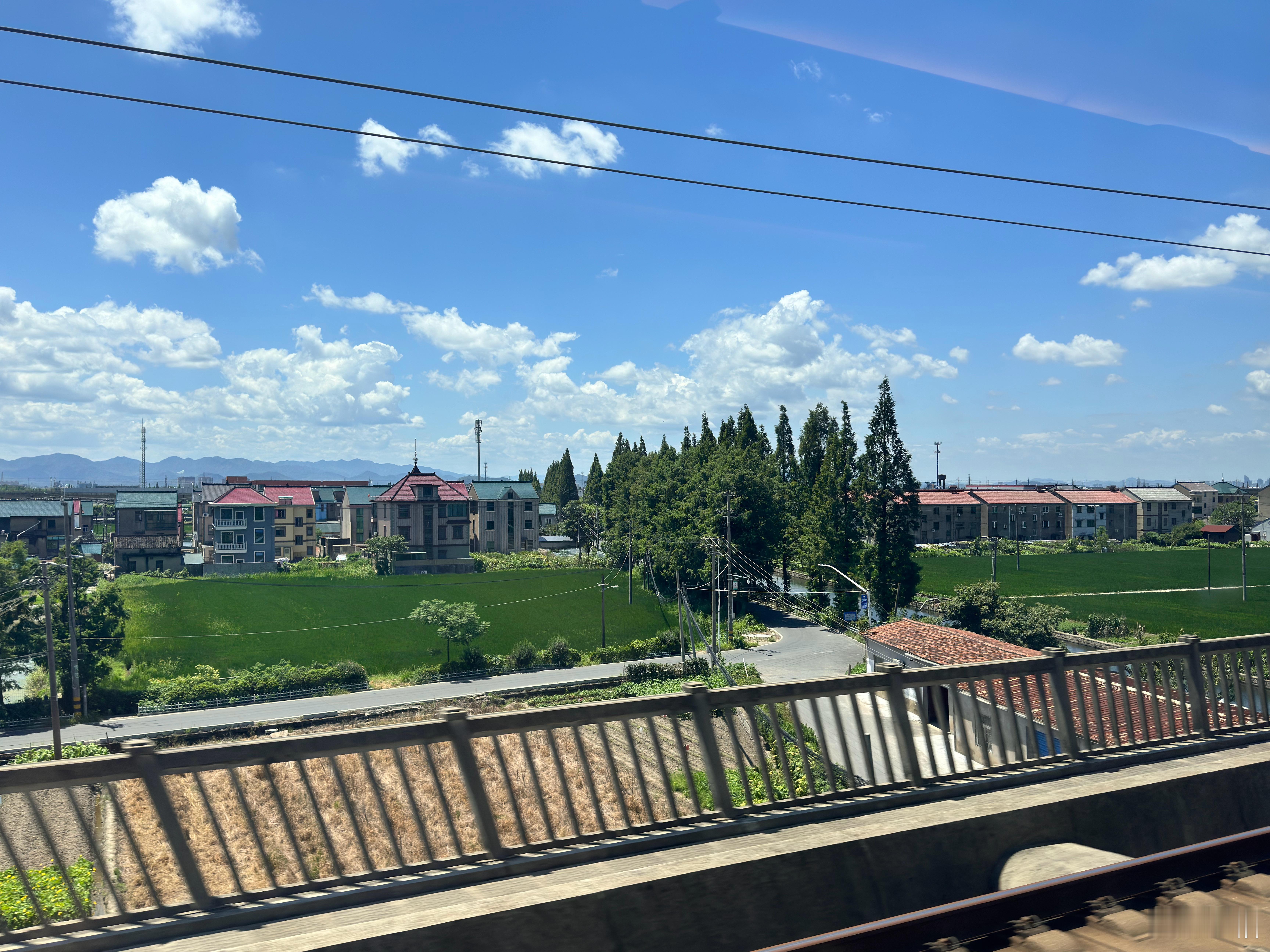路过绍兴的乡下，也太美了吧，在高铁上看就像是动漫世界～  ​​​