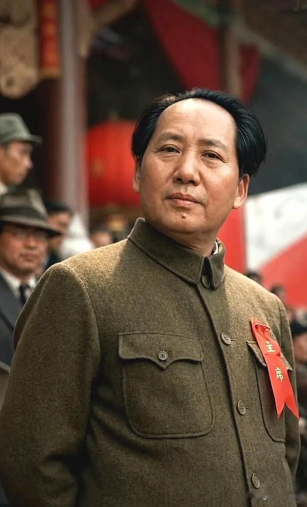 毛主席在开国大典