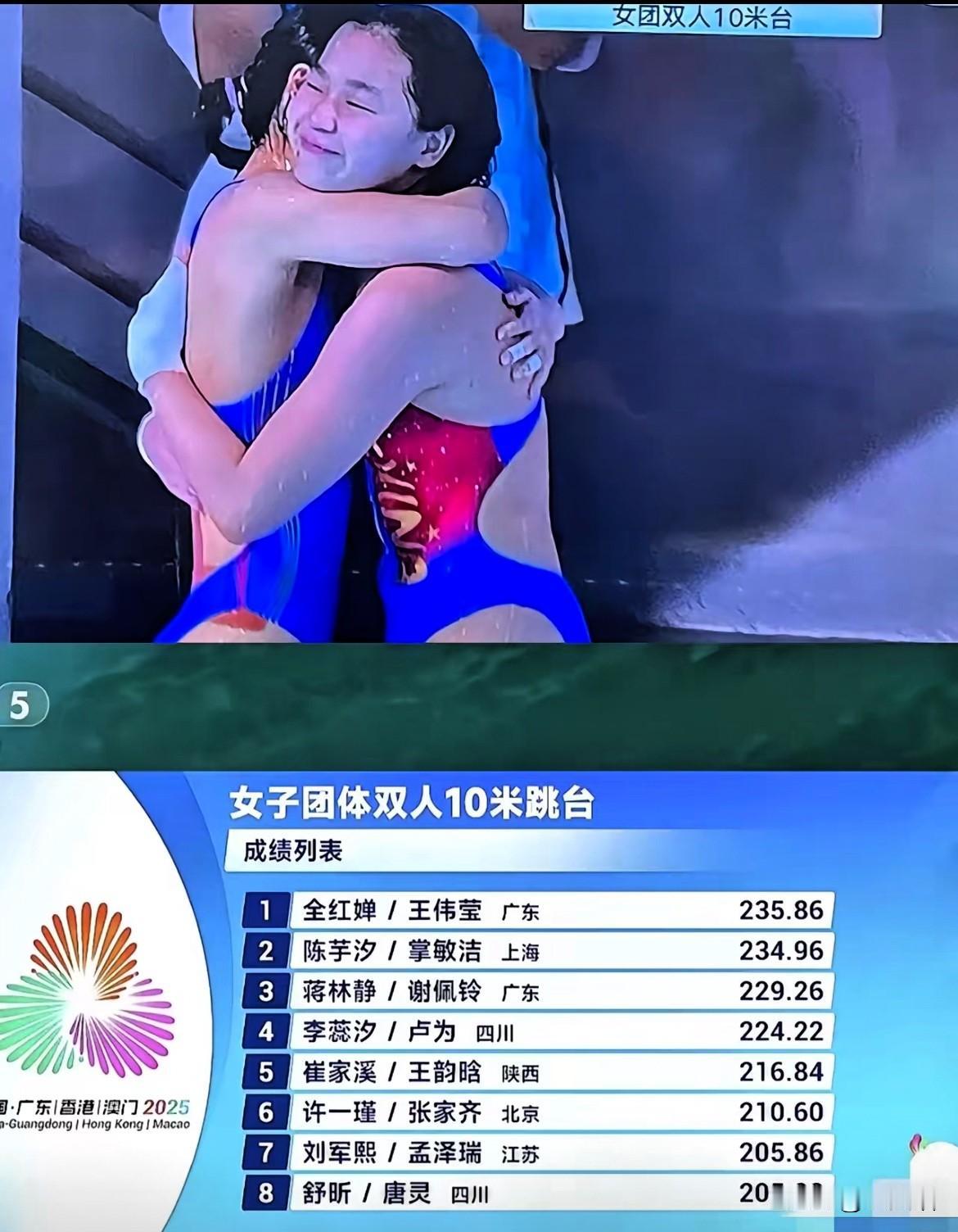 全红婵自己没想到，
陈芋汐没想到，
整个跳水队都没想到，
伤退183天，换了新搭