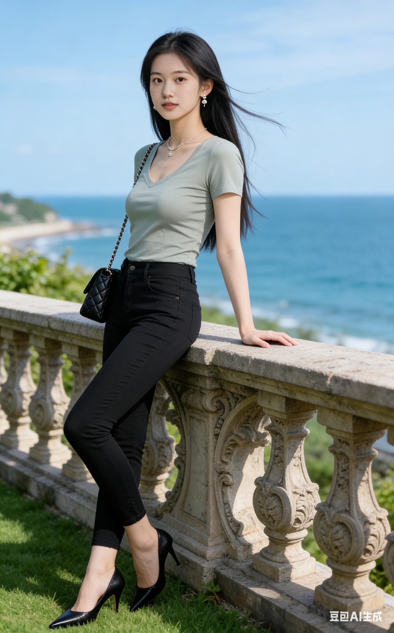 核心主体描述
 
主体：年轻东亚女性，20-25岁，清纯温柔气质，鹅蛋脸，精致五