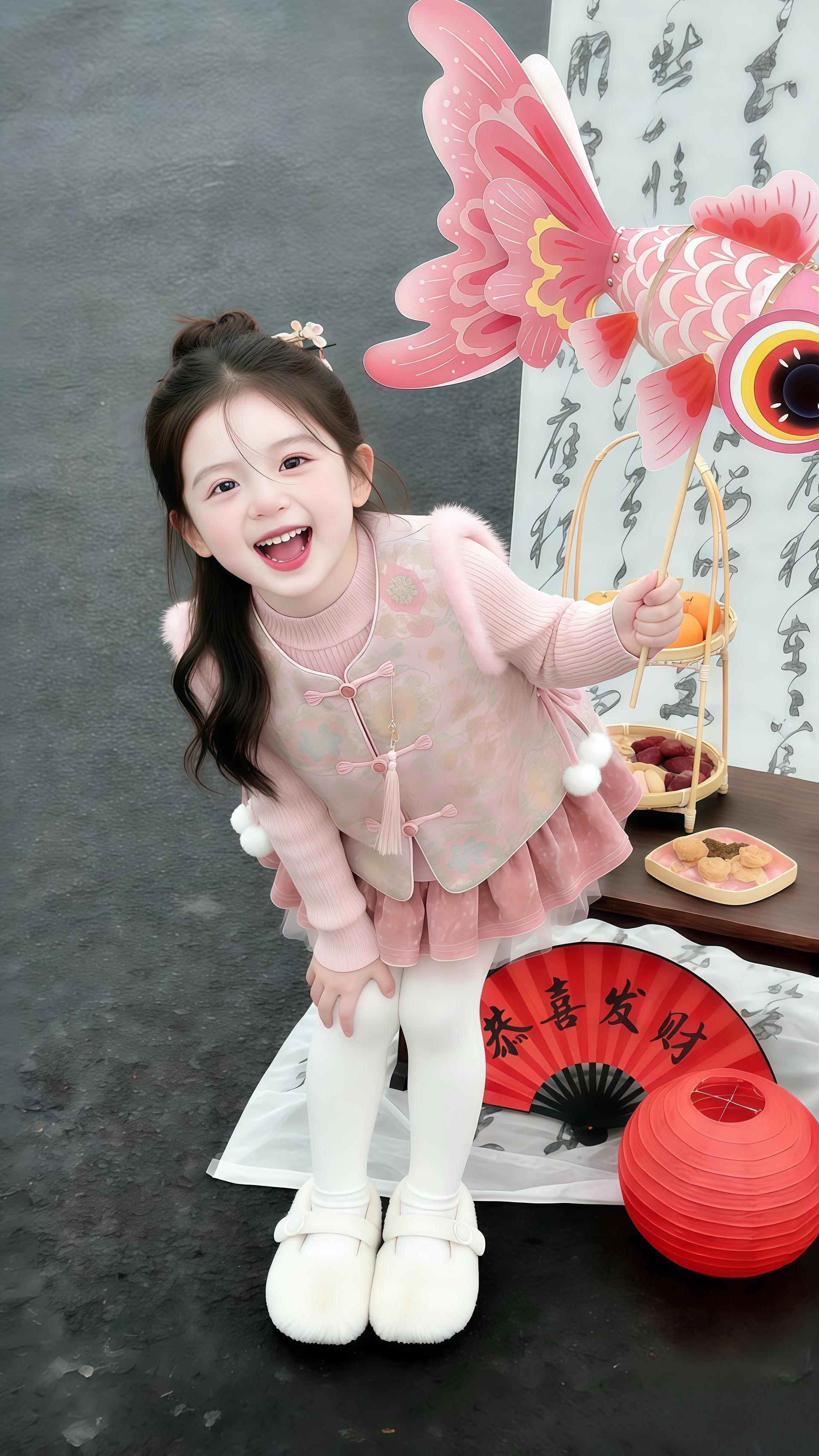 挖到宝了！这款女童新年套装软糯又仙气，针织内搭保暖又舒服，蓬蓬纱裙戳中...