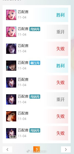 投：输成这样了还在排胜率队 ​​​