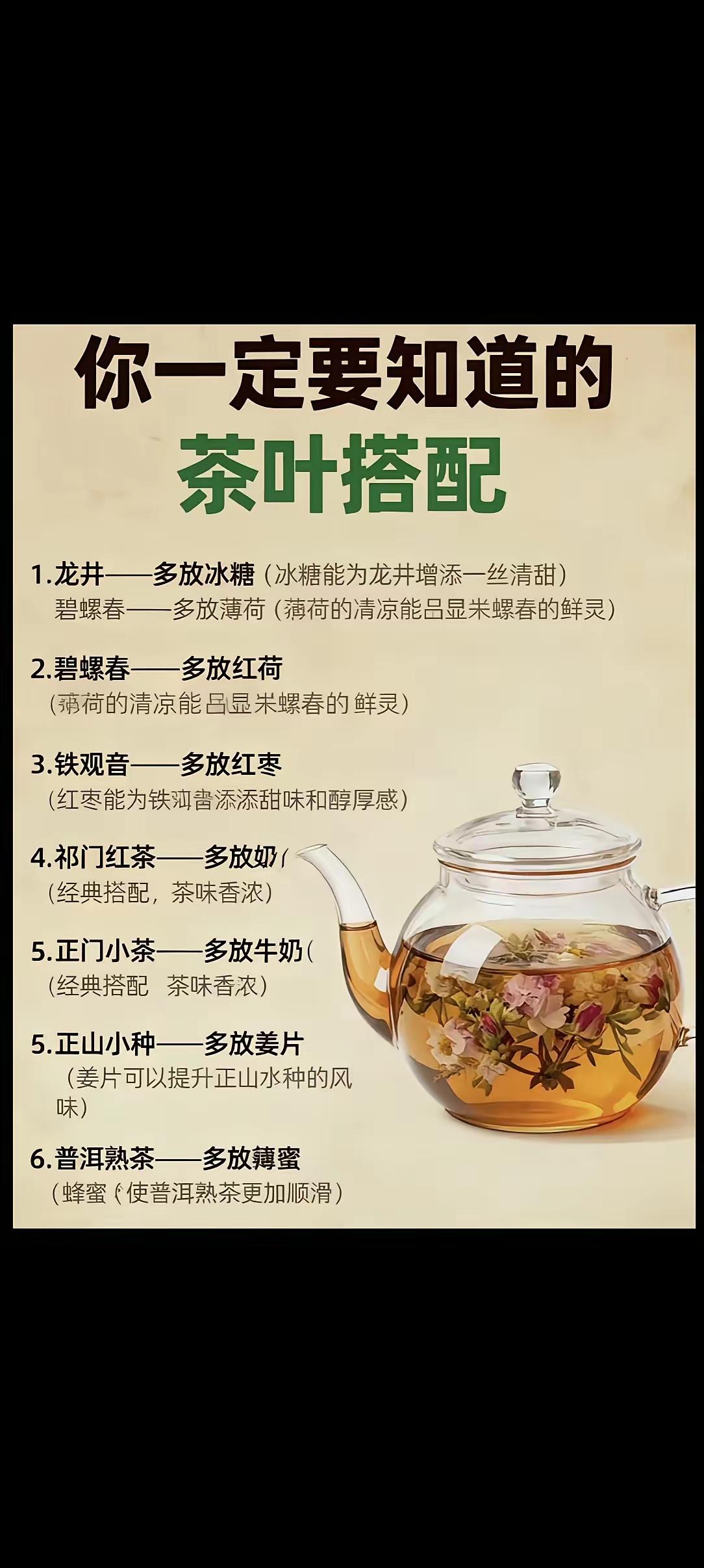 茶叶搭配
