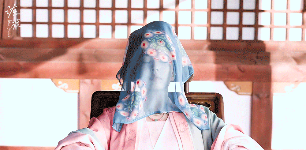 白鹿 《莫离》叶璃 / 动图▷EP35-06 粉衣（粉绿）-脸上盖着手帕午睡 拉
