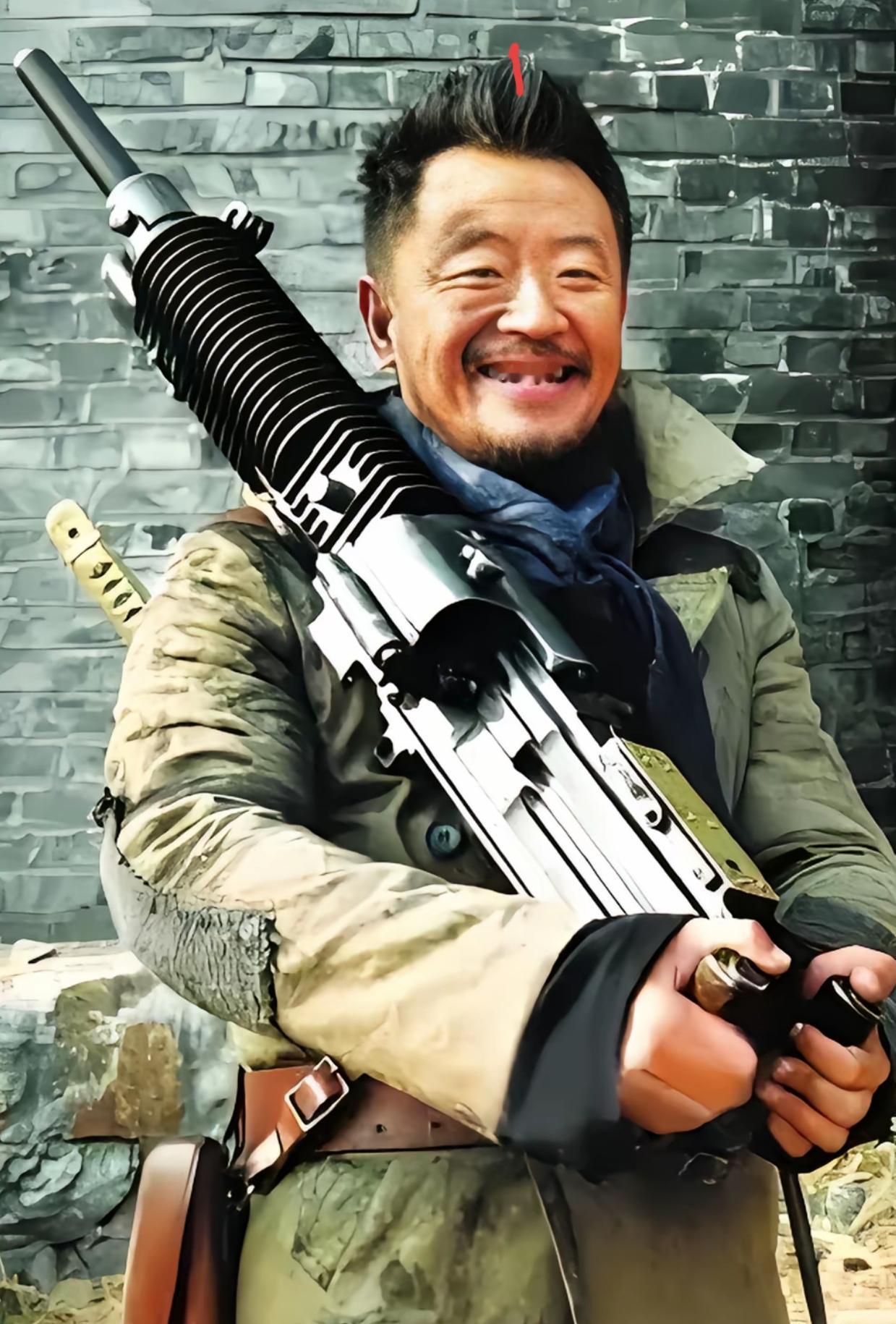 正宗野鸡脖子，九纵都没几挺。图二和图三是上海刚解放，解放军用九二式重机枪充当防空