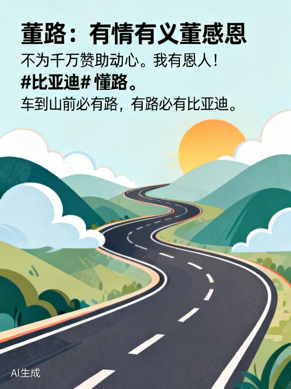 董路：有情有义董感恩。
董路彻底🔥了
不为千万赞助动心。
他说，我有恩人！
比