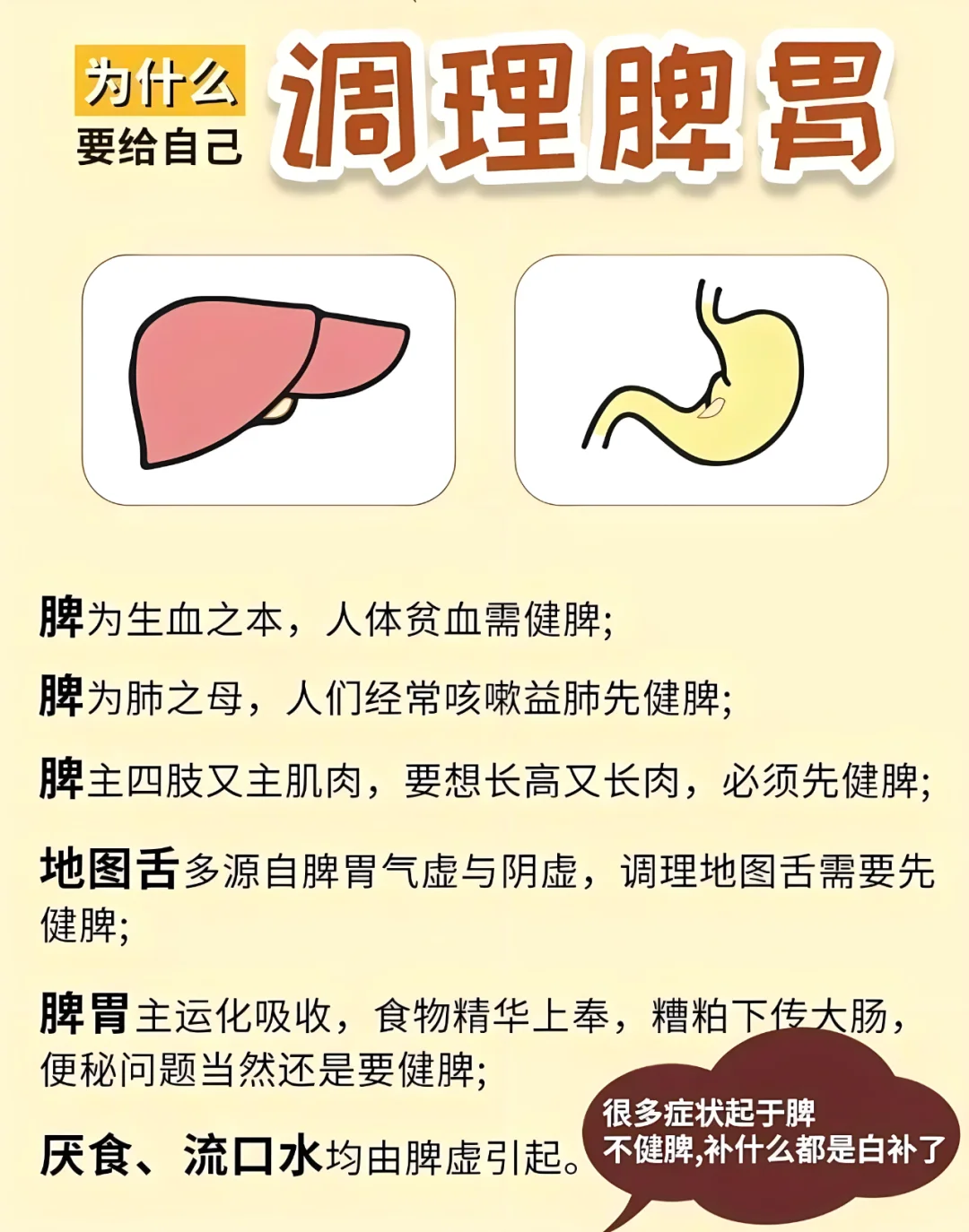 为什么要给自己调理脾胃？