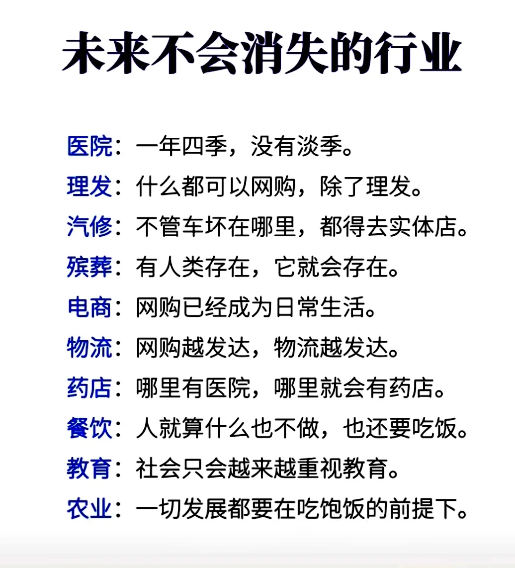 未来热门行业 未来风口行业 未来行业发展趋势 未来商业趋势 行业未来的...