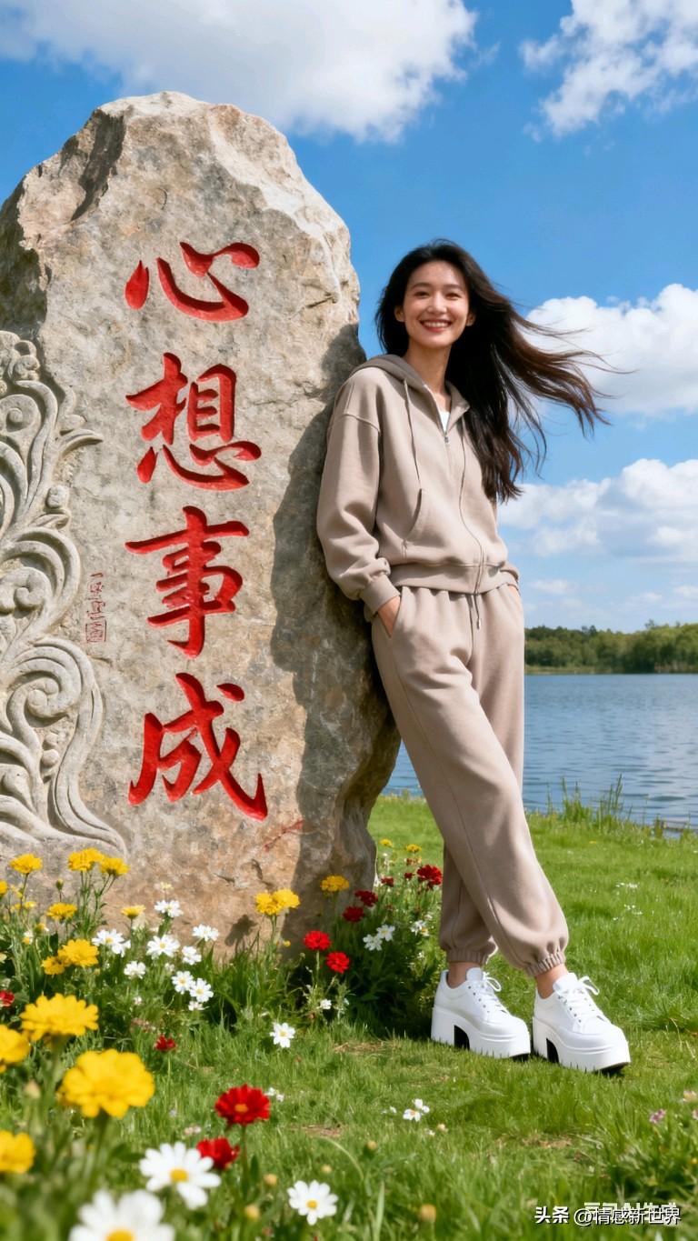 心怀梦想，事成自然！🌸🌿🌿路顺其自然 心怀诗意谋热爱