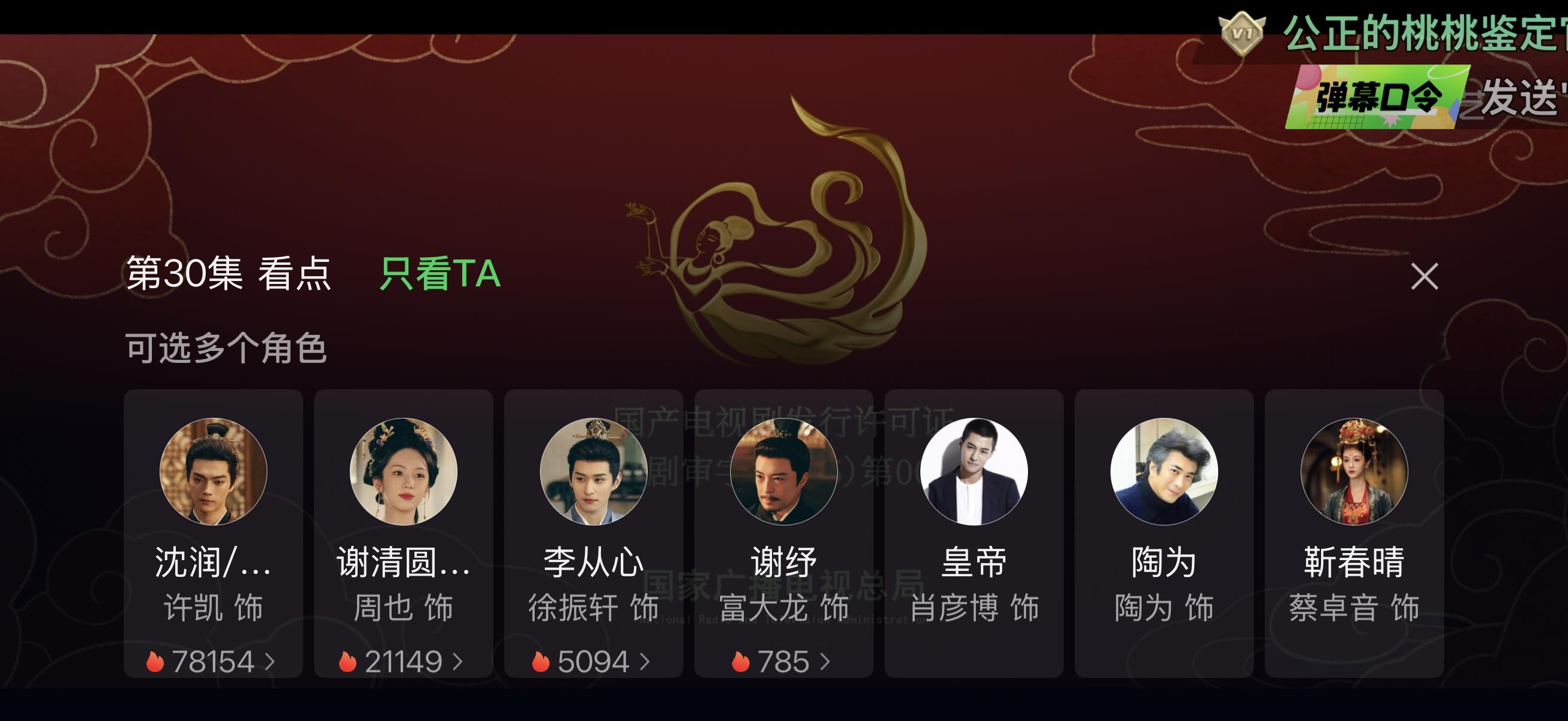 观众的喜好好直白，《一瓯春》许凯沈润/严瑞🔥断层第一。看得出来很多观众都是冲着