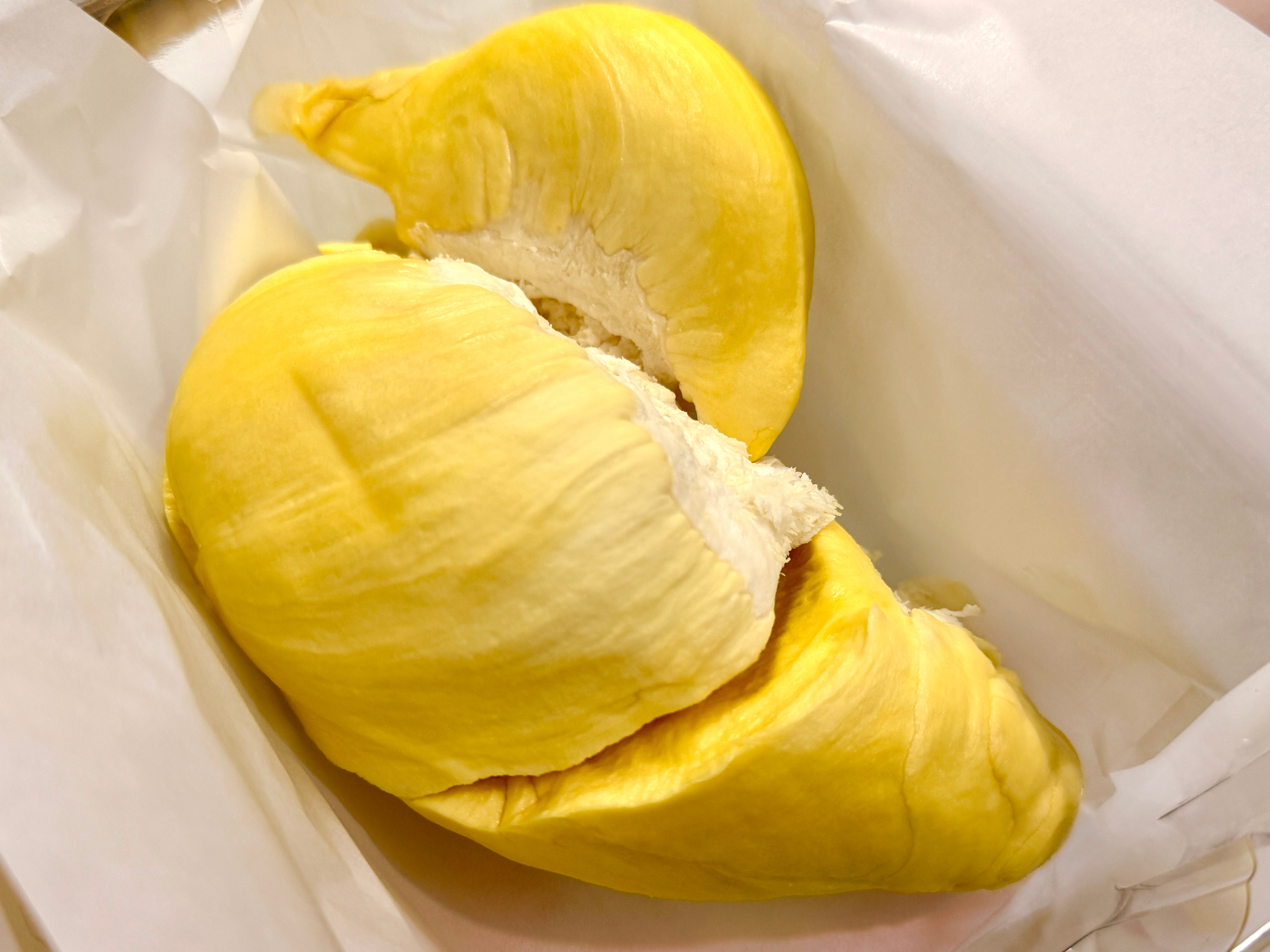 我在小象超市买的榴莲 