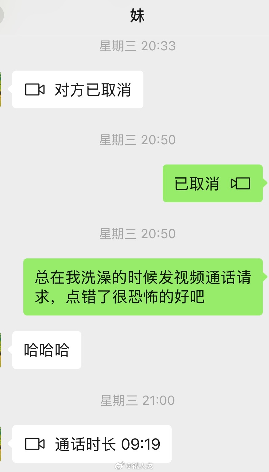 周三夜里，与娃视频通话。皮喵躺在床上伸展四肢，成了长长的一条猫。我一边说话，一边