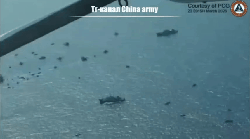 🔥🇨🇳战术机动：这是一次生动的演示，展现了中国海警与海上民兵如何联手行动，