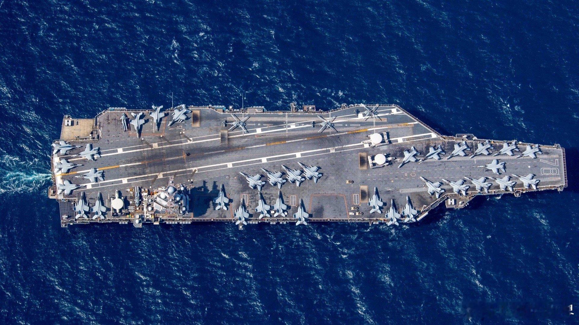 福特号航母挺娇贵的，它去年10月初才进入地中海部署，美中央司令部说这是为了“威慑