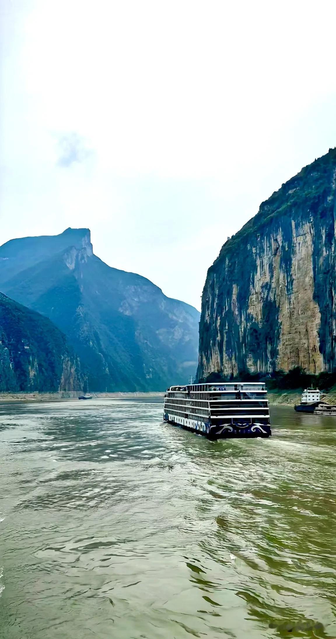 两岸猿声啼不住，游轮已过万重山