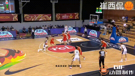 U19男篮世青赛首战法国，中国队发挥出了很高的水准！
前三节，中国国青和法国打得