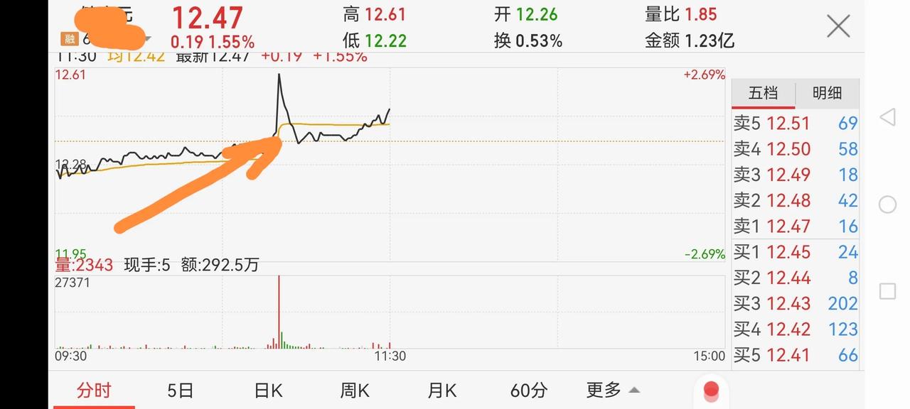 这只票在测试抛压和跟风盘吗？昨天十点半后突然拉升然后自由回落（图二、尾盘有资金吸