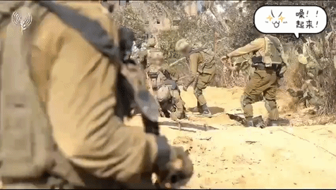 以军终于找到地道。昨天说了，在农田区果树林，以军排队拉网式找地道口，根本不怕地雷