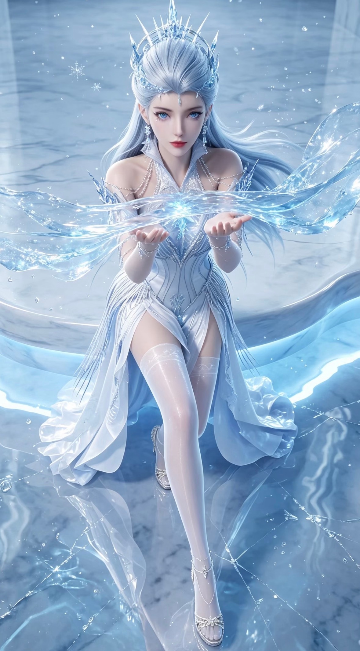 斗罗双帝，冰帝雪帝一同开大，帅的呦！动漫仲夏狂欢季盛夏壁纸大放送斗罗大陆
