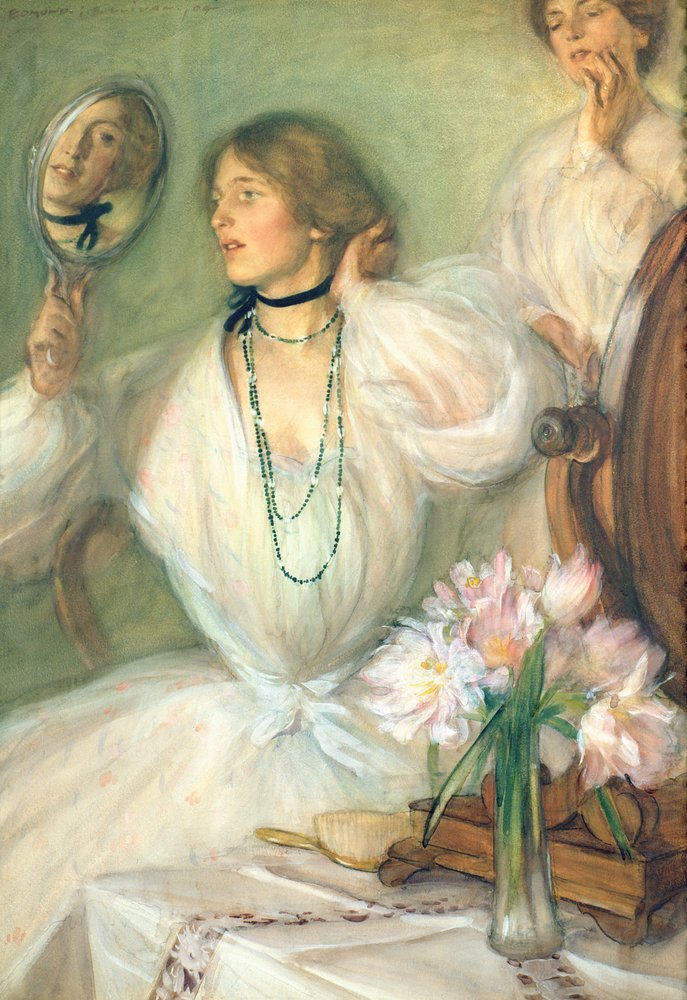 Lady Flora，英国画家Edmund Joseph Sullivan 