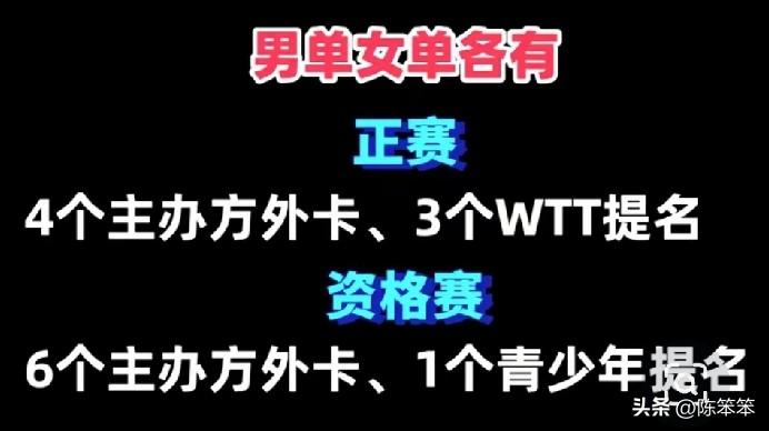 中国大满贯国乒参赛名单没有什么惊喜，基本都在意料之中，真正让人期待的是几个外卡名
