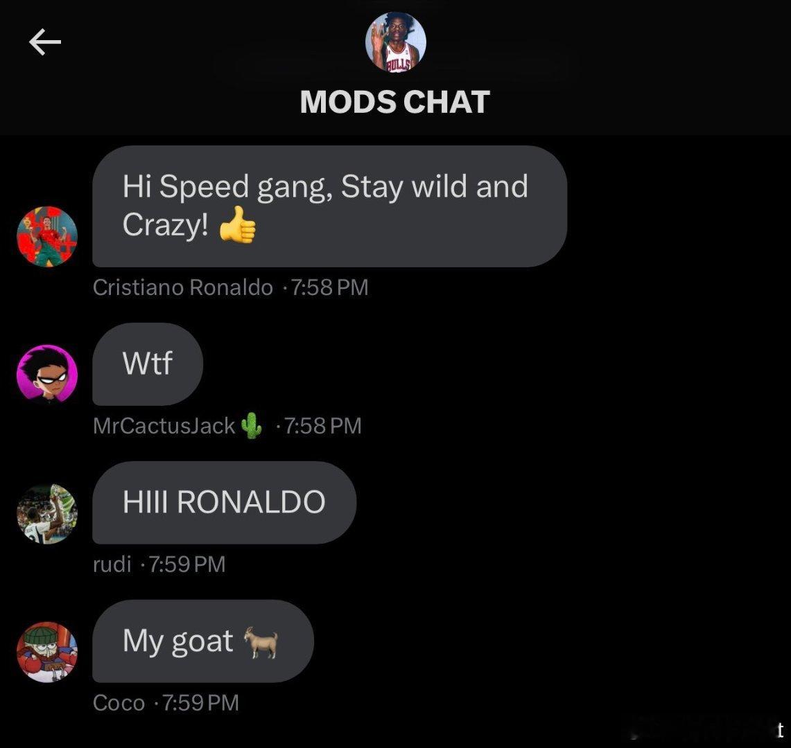 C罗[超话] 罗哥在 speed 社区给甲亢撑场子😂 ​​​
