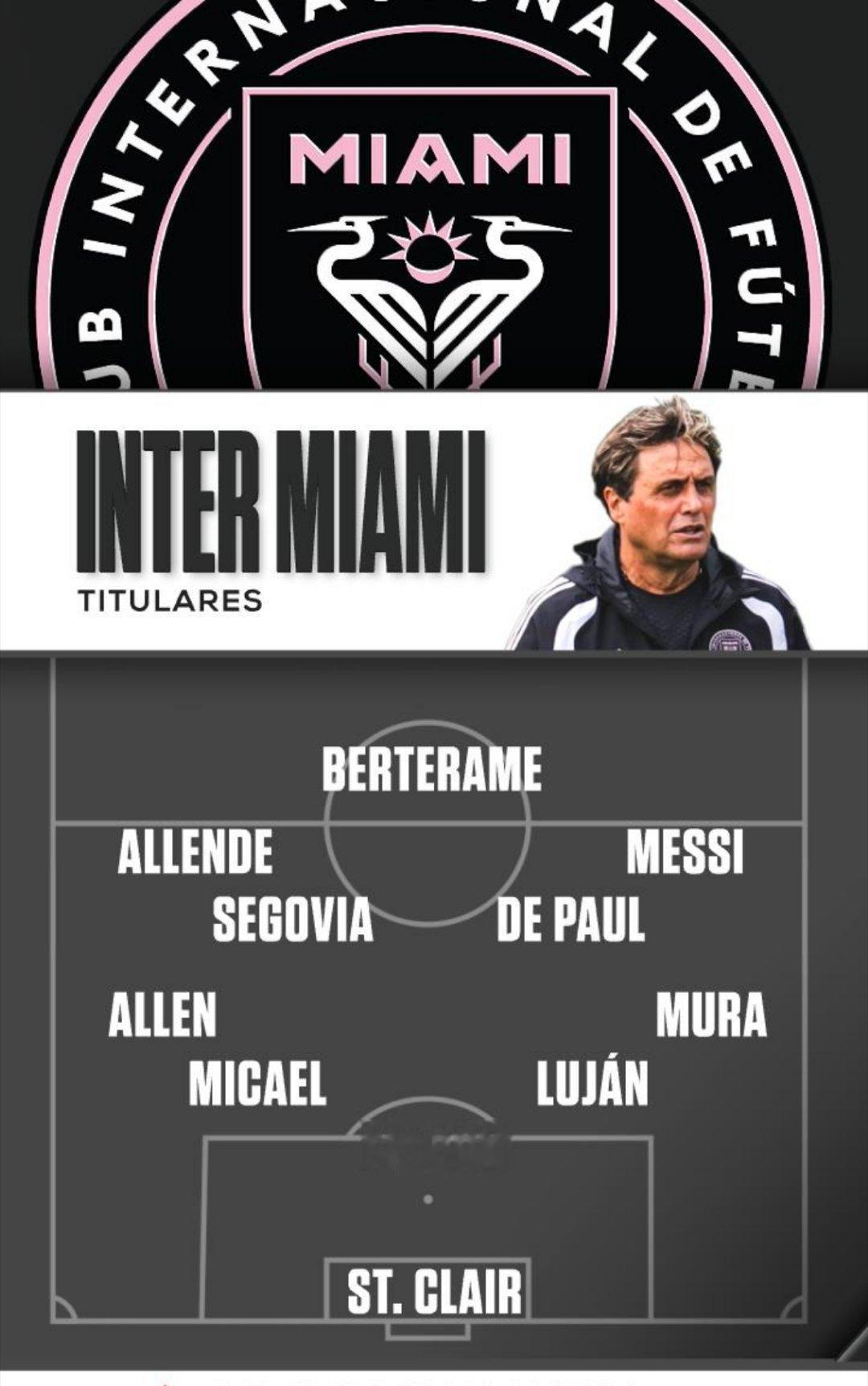 【梅西领衔今日首发阵容】🕤09:30🔥美职联第九轮⚽皇家盐湖城vs迈阿密国际