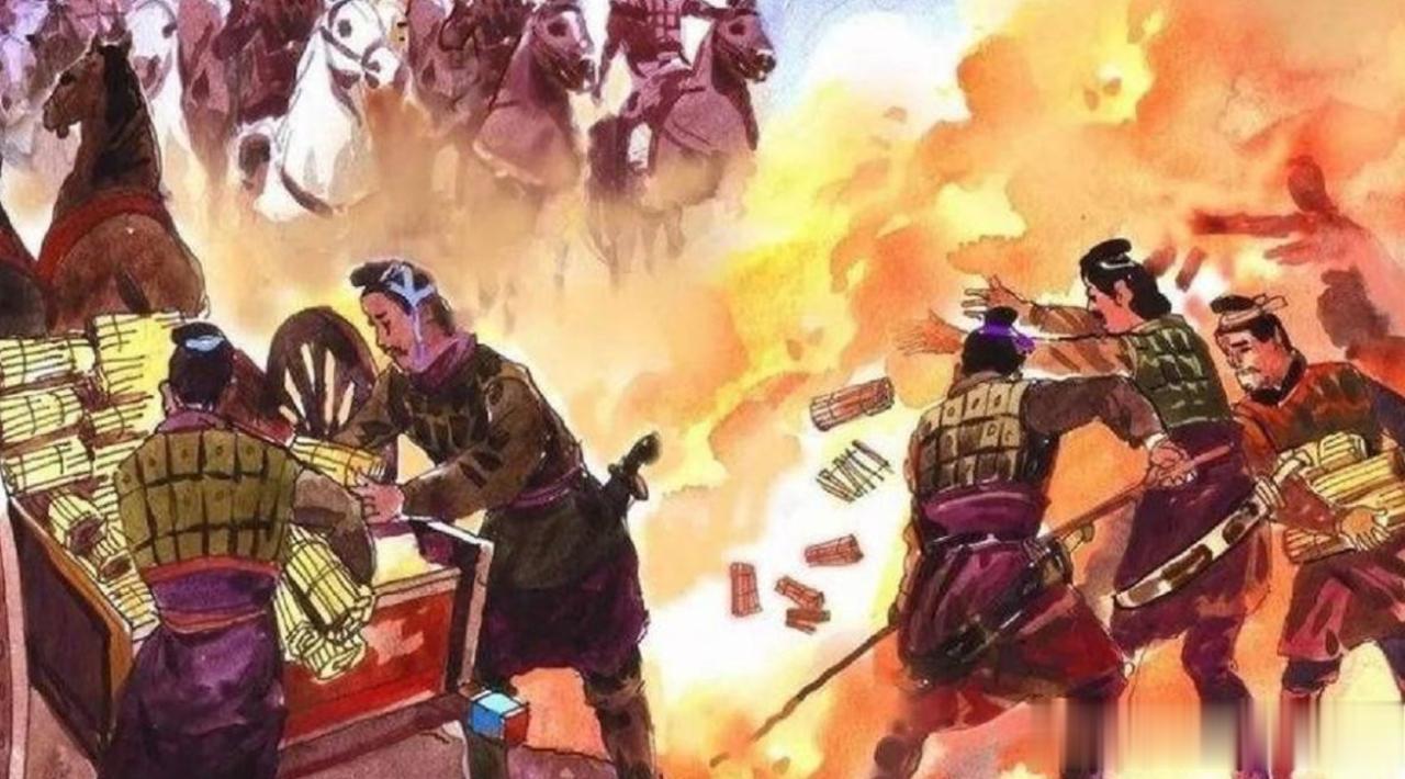 秦始皇焚书坑儒这事办的太过武断，
他以为烧掉各国的书，
就能把各国抹灭，
各国就