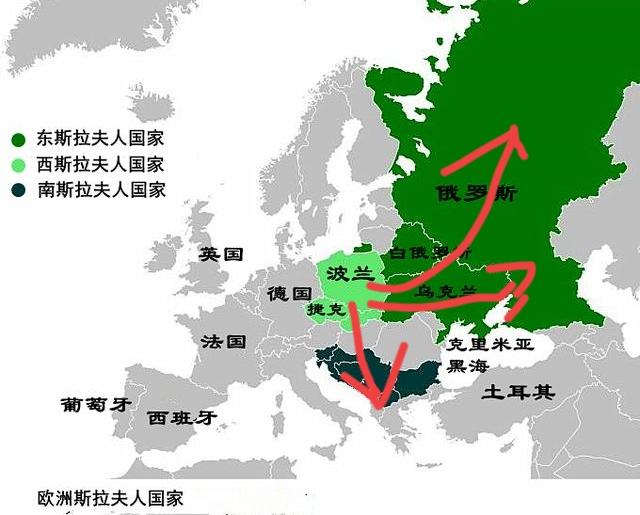 斯拉夫国家其实数量和地盘及人口都不少，就是不团结，欧美采取各个击破的战略，在南斯