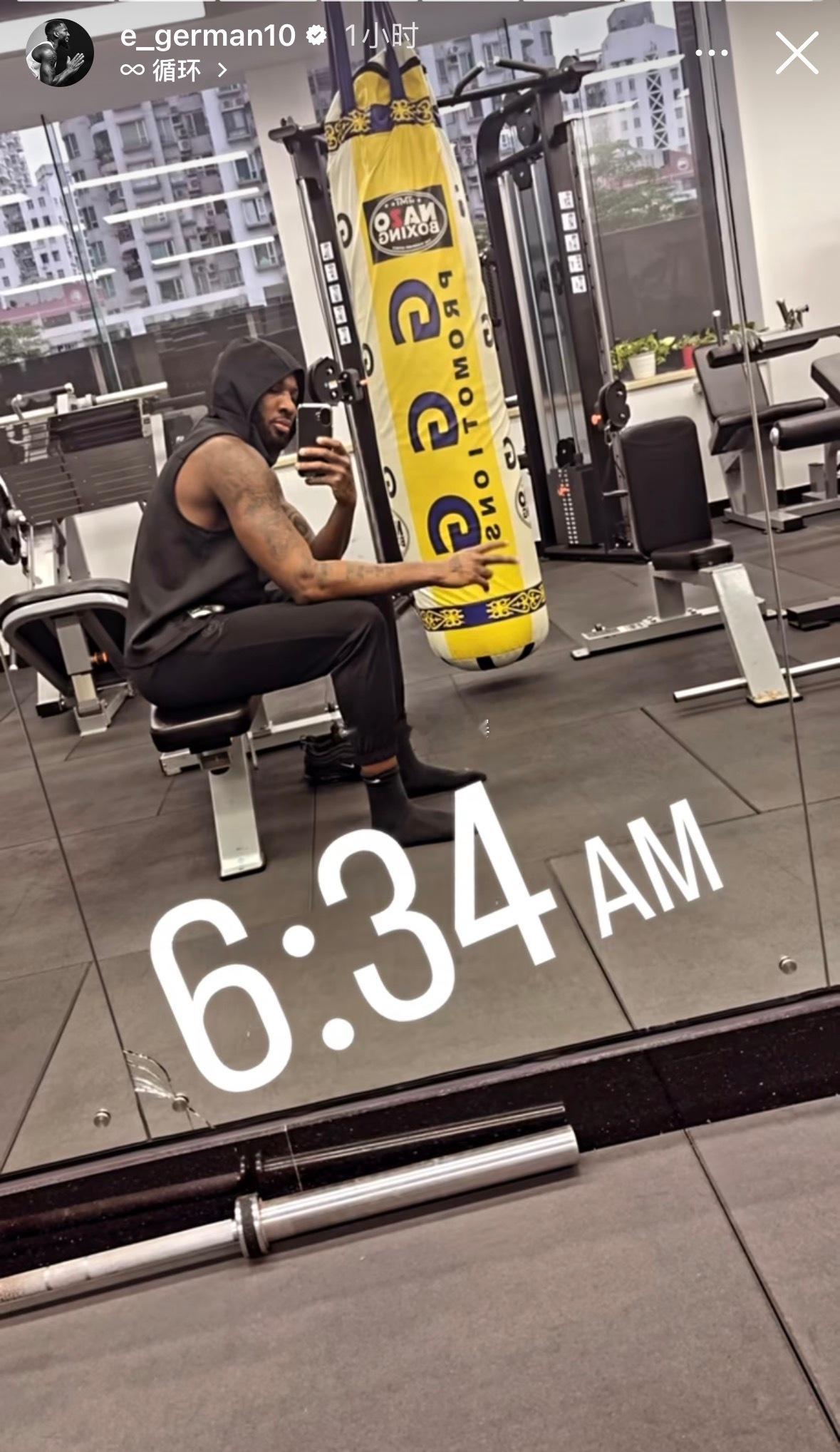 北京首钢广州男篮vs北京男篮 训练狂人| 杰曼的晨练。 