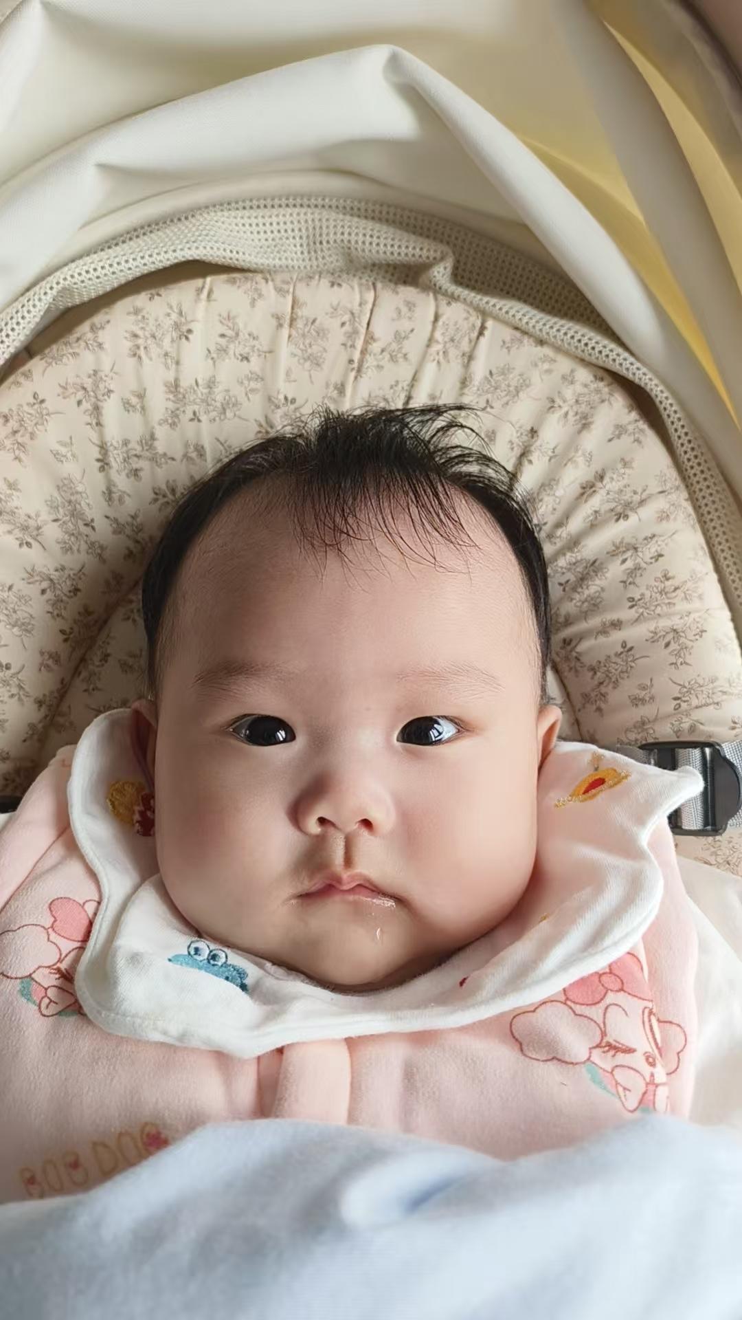 这脸盘子，不小哇！