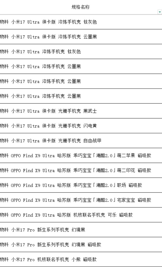 今日「预」到货物料如下，有你心仪的款式吗产品暂未到货，到货后我们需要补充实拍图片