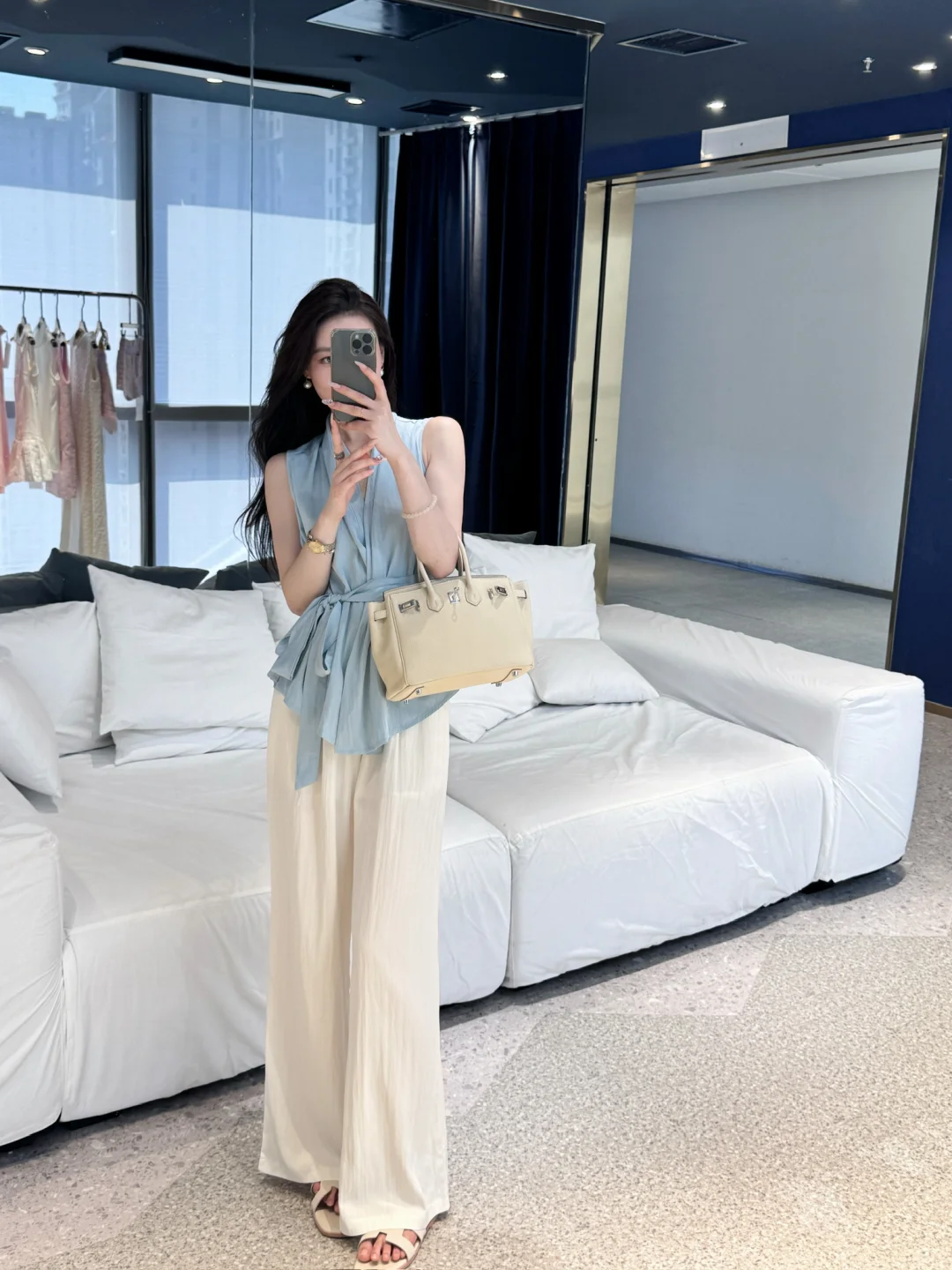 温柔静谧的蓝色 把天空的颜色穿上 太美啦🔹