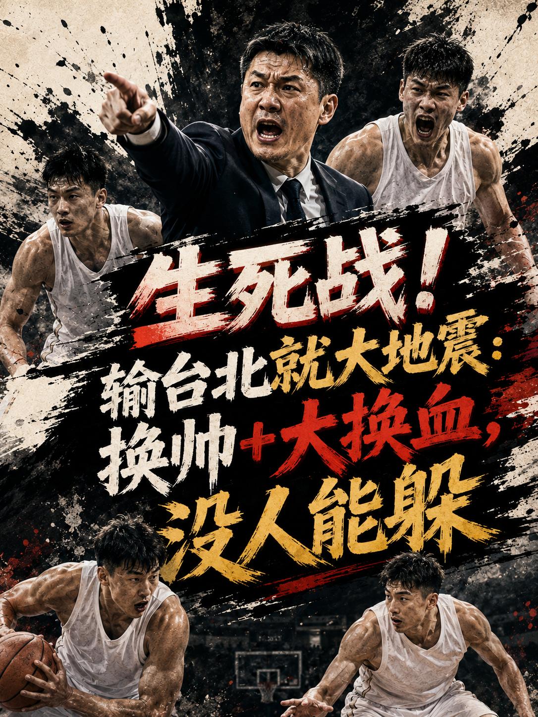中国男篮迎来了决定生死命运的关键一战！胜则进入世预赛第四个窗口期，输则连2027