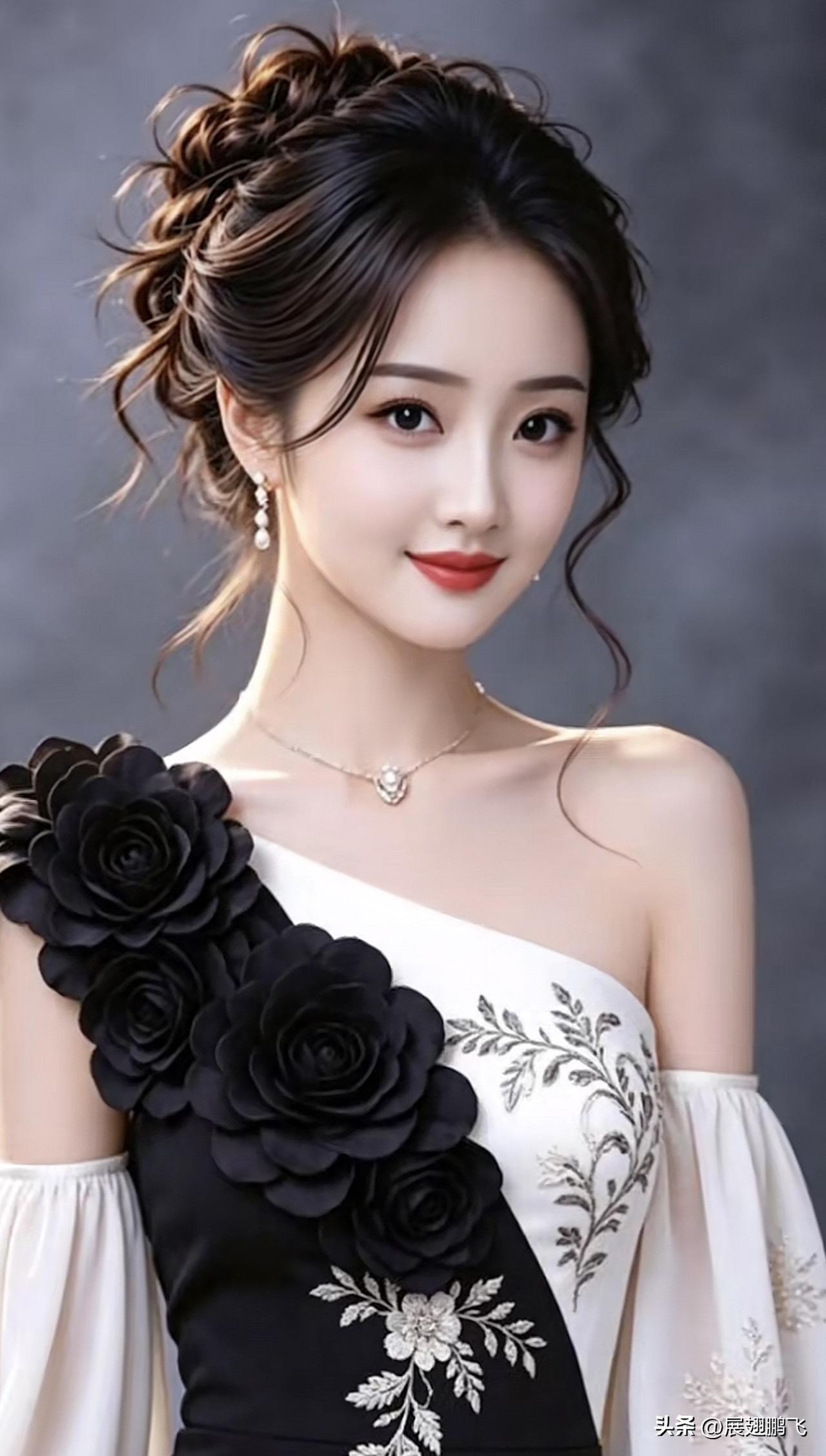 花容月貌映花枝，美人如画入诗行。盛景如诗韵未阑 才情美人 花韵美人 才情美人 花