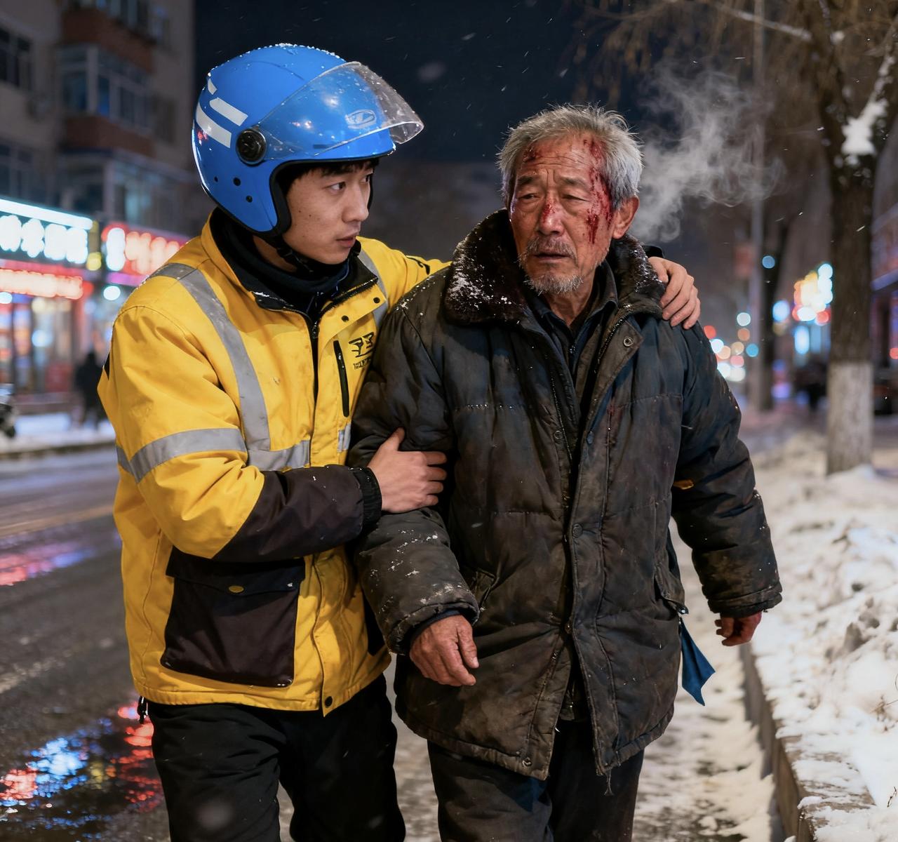 辽宁抚顺的夜里寒夜里的暖心事
 
隆冬腊月辽宁抚顺的夜里能冻透骨头，零下16摄氏