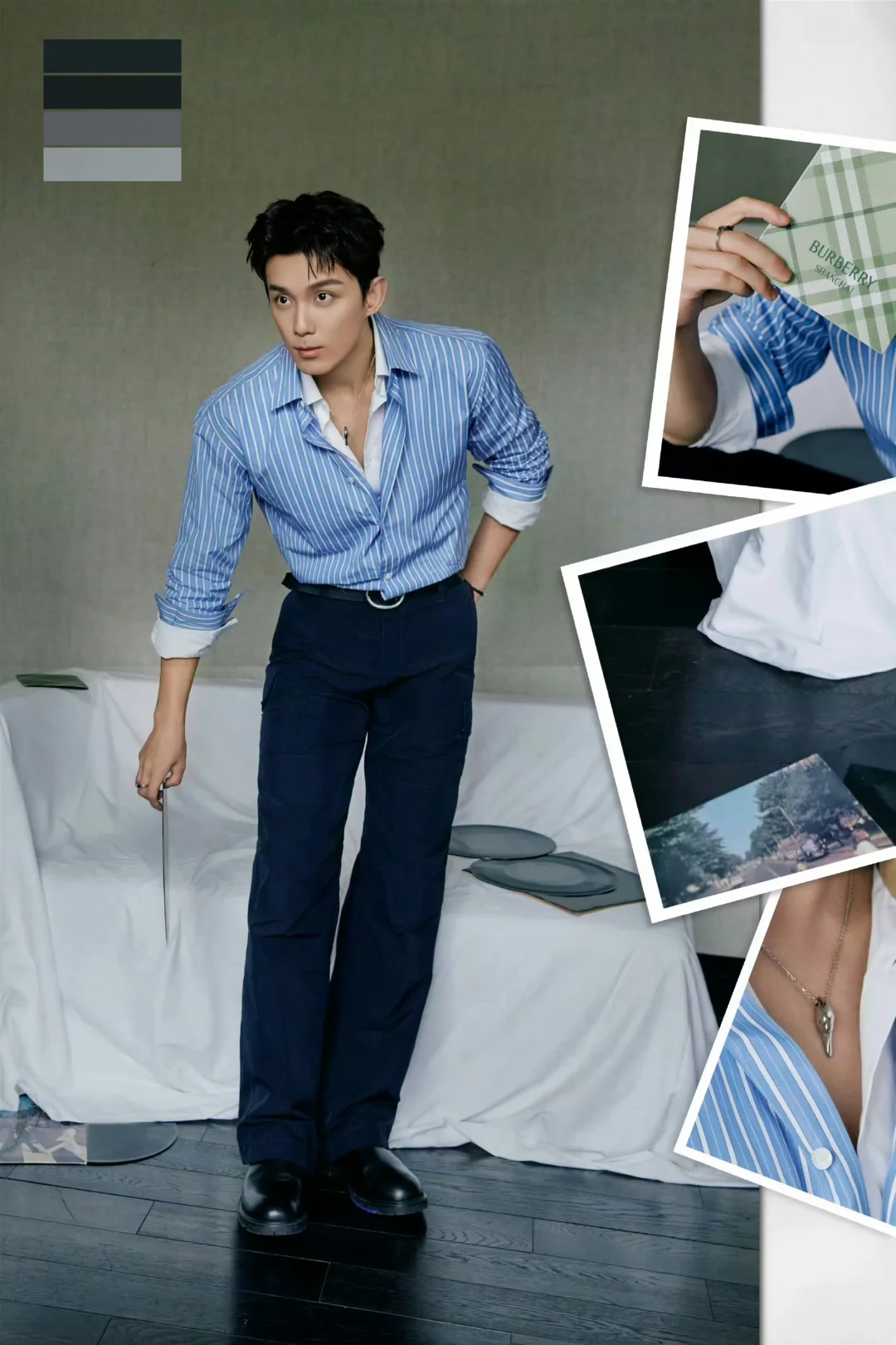 吴磊✖️Burberry 盛夏秘境限时精品店开幕活