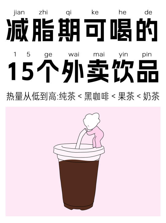 减脂期低卡奶茶外卖清单(150kal以内)