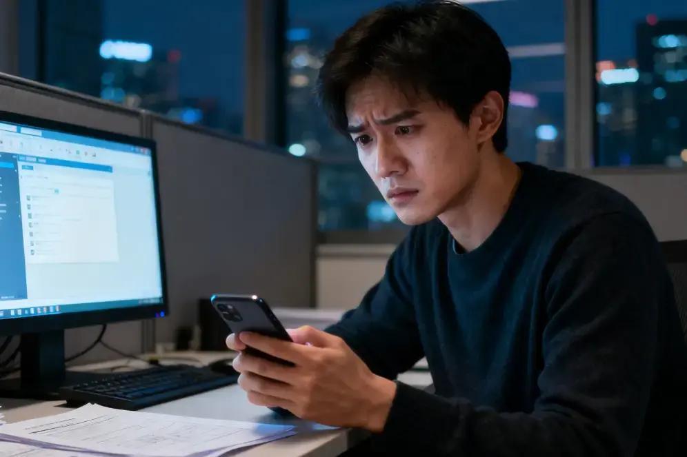 话说我那朋友，前几天晚上加班呢，突然接到老家电话，说是他爸胃病犯了住院了。他妈在