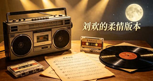 标题：那英演唱会哽咽唱响《弯弯的月亮》，一曲歌声送别刘欢
