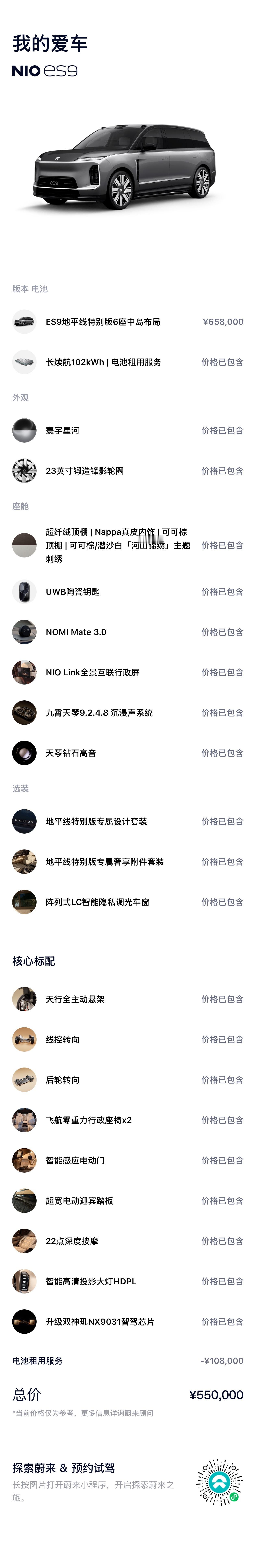 本来按图1选配的，看到车友的地平线配置单，发现比我的签名版也只多了一点点，于是重