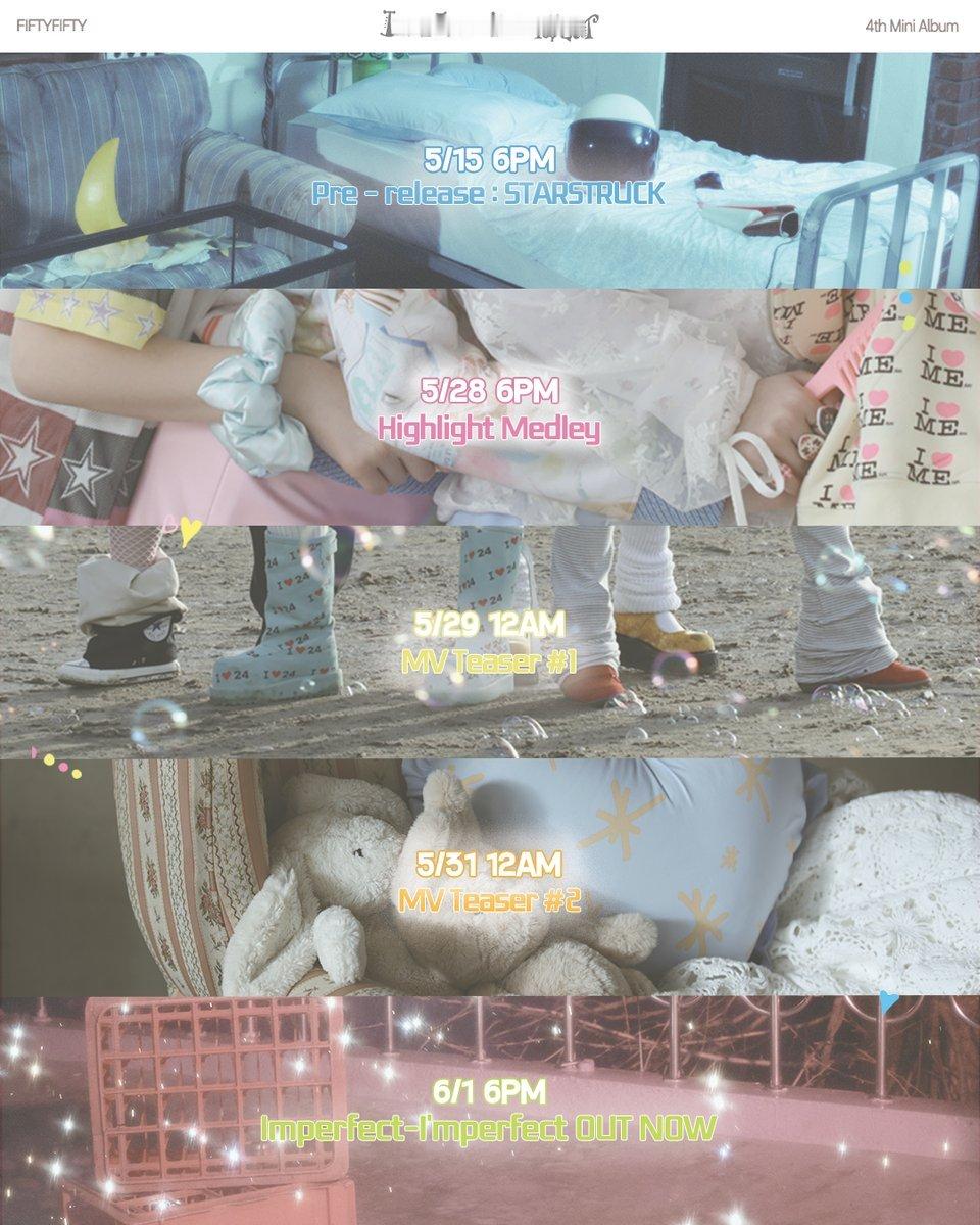 FIFTY FIFTY 迷你4辑『Imperfect Iamperfect』回归