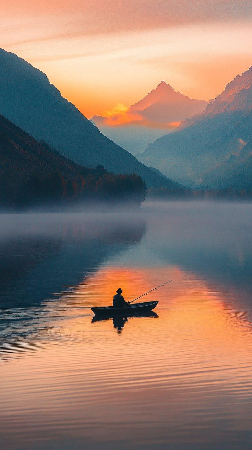 上联：孤舟泊岸浪轻摇，
下联：碧水映霞云慢卷，
下联：翠柳垂枝风细舞。