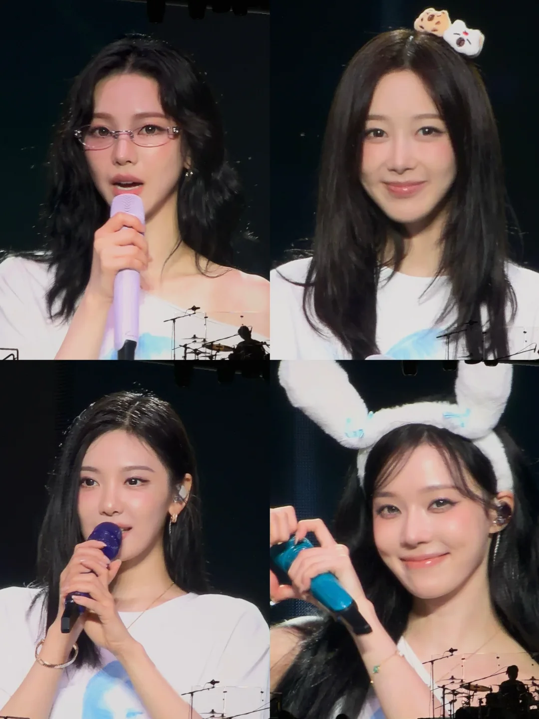 aespa澳门演唱会day2🤍🖤都美成什么样了！！