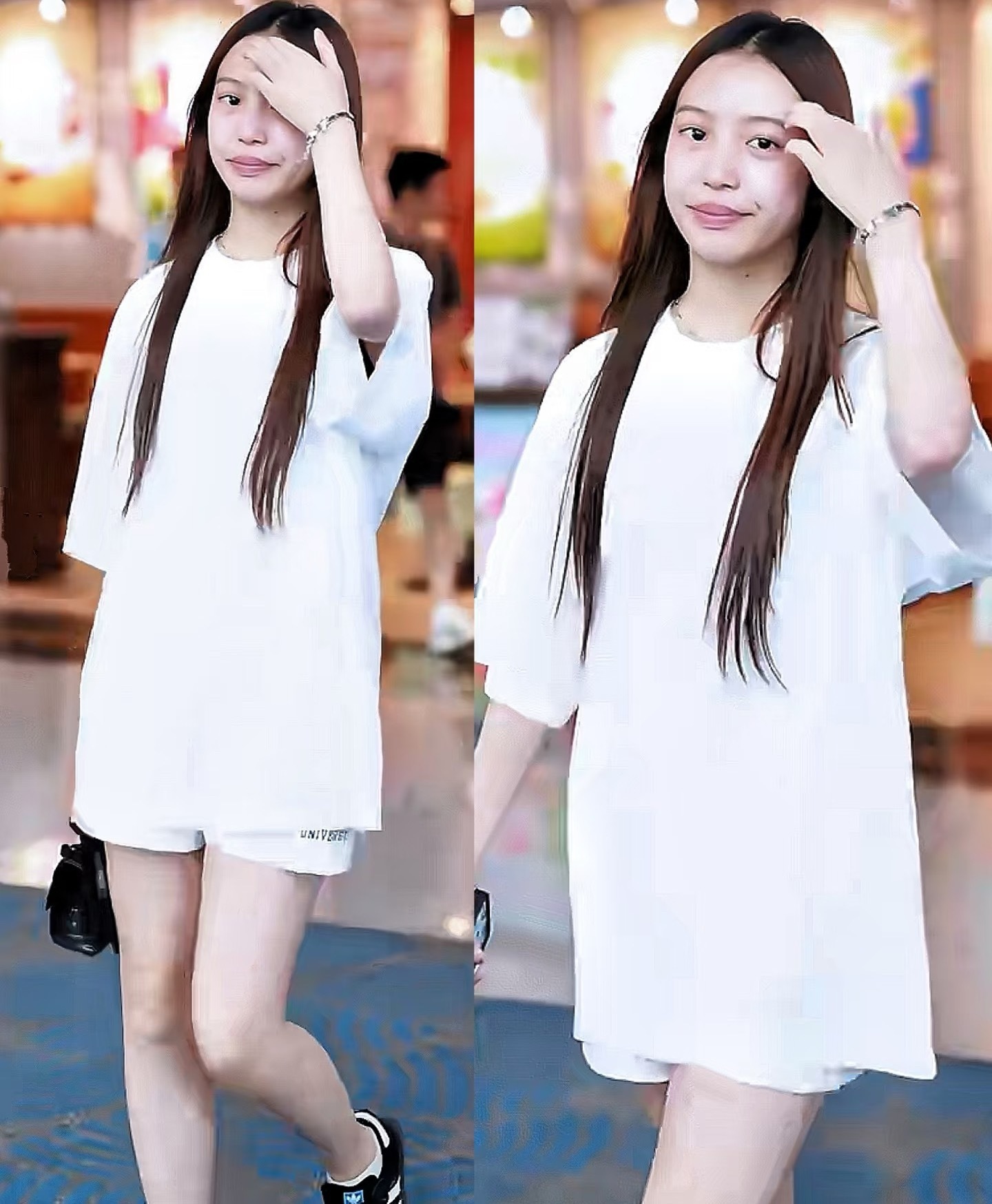 星二代女儿里黄磊女儿黄多多和钟丽缇女儿是最好看的[思考]。 ​​​