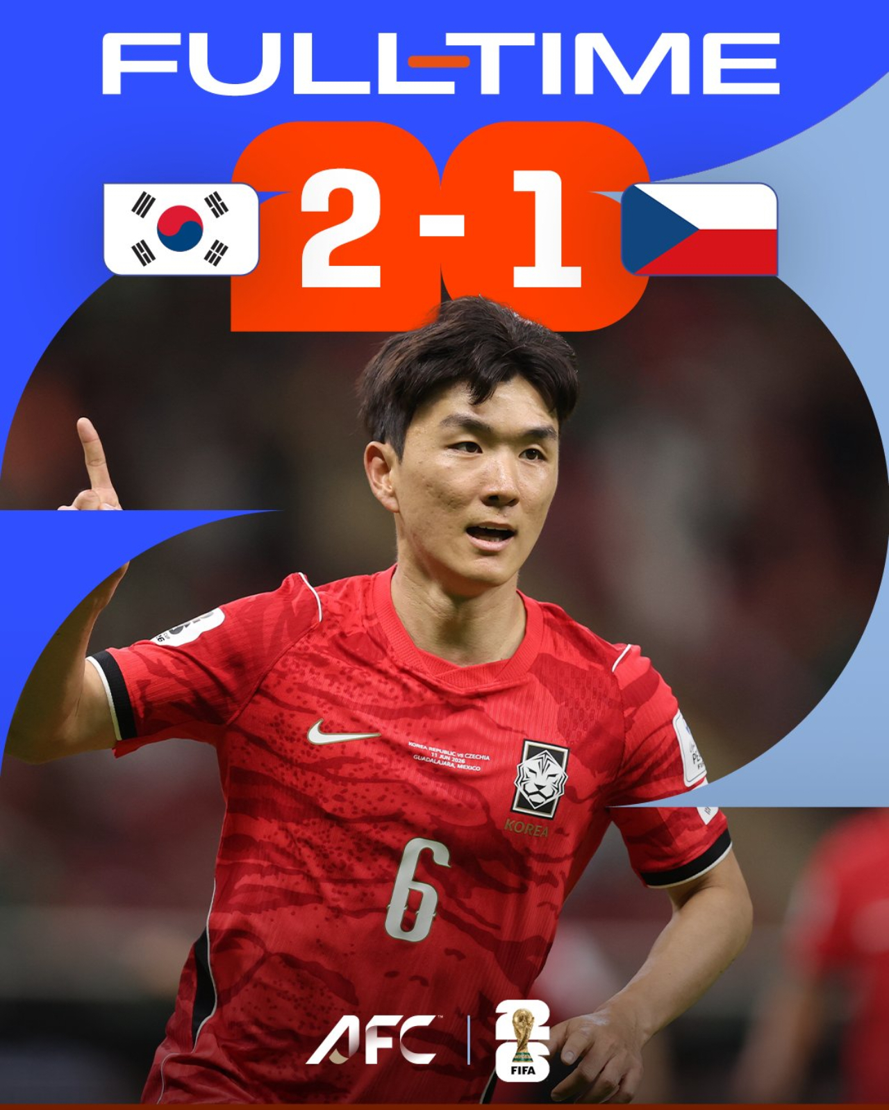 2026世界杯 亚洲球队开门红！💯胜利属于韩国🇰🇷 